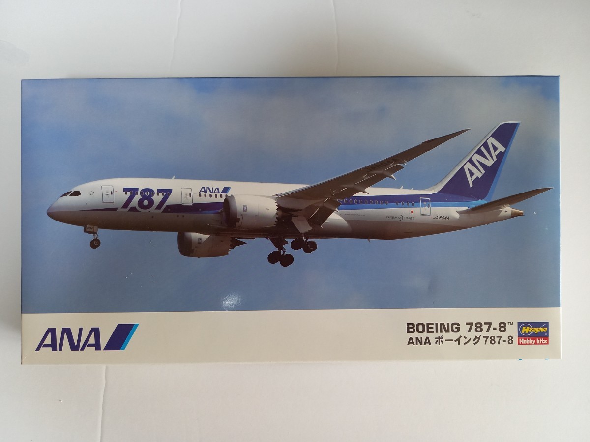 プラモデル ハセガワ ボーイング 787-8 ANA 1:200 未組立_画像1