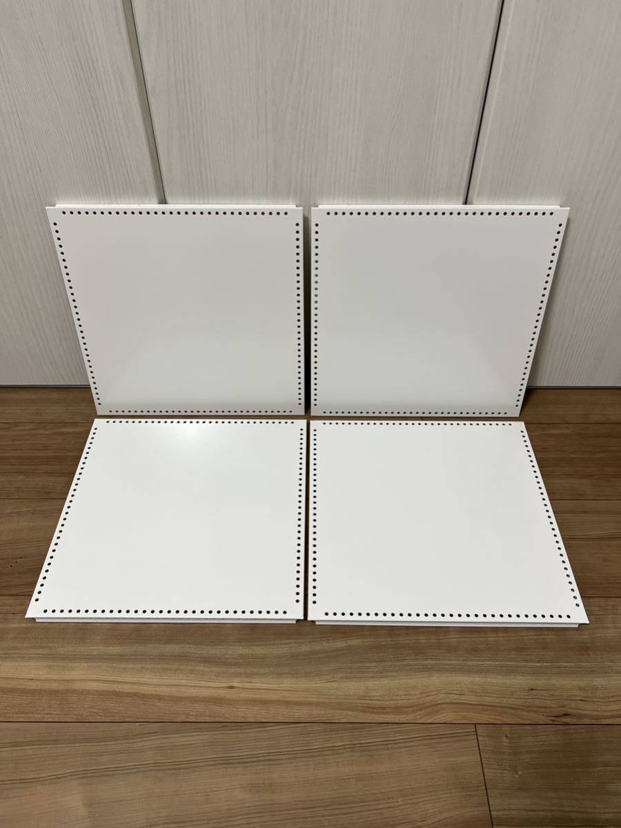 USMハラー 中間パネル 4枚セット ピュアホワイト 335×335 ⑧ の USMハラー 中間パネル 4枚セット ピュアホワイト 335×335 ⑧ の