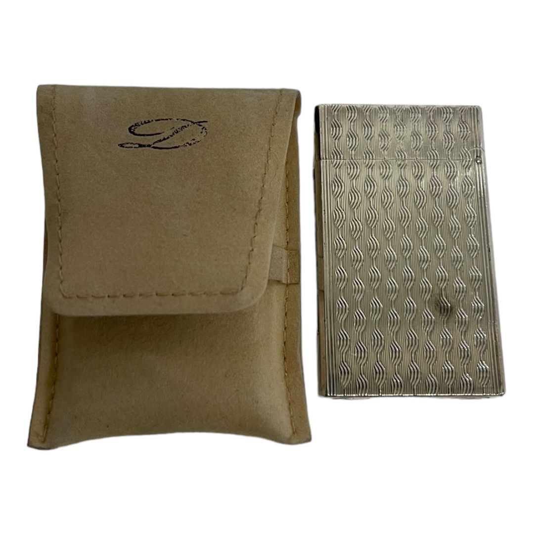 最高級 ライター デュポン 【中古品】S.T.Dupont 18CKK62 hiL803RO ケースあり 火花× ガスライター デュポン