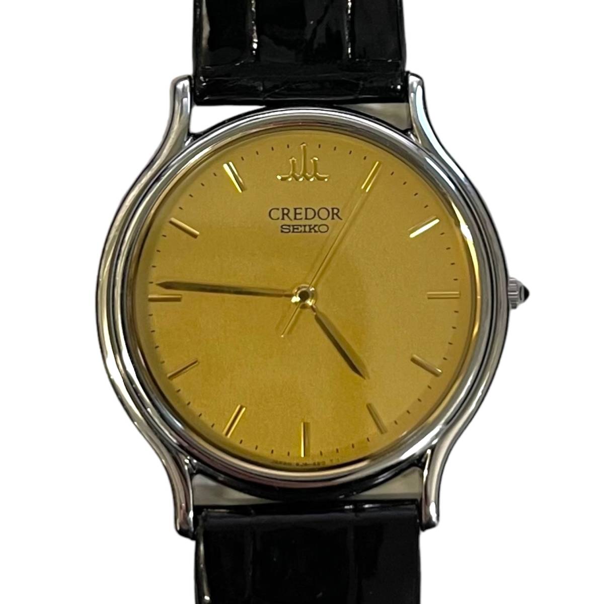 【中古品】SEIKO CREDOR セイコー クレドール 8J81-6A30 東芝25年勤続表彰記念 クオーツ メンズ腕時計 箱あり hiL2126RO_画像1