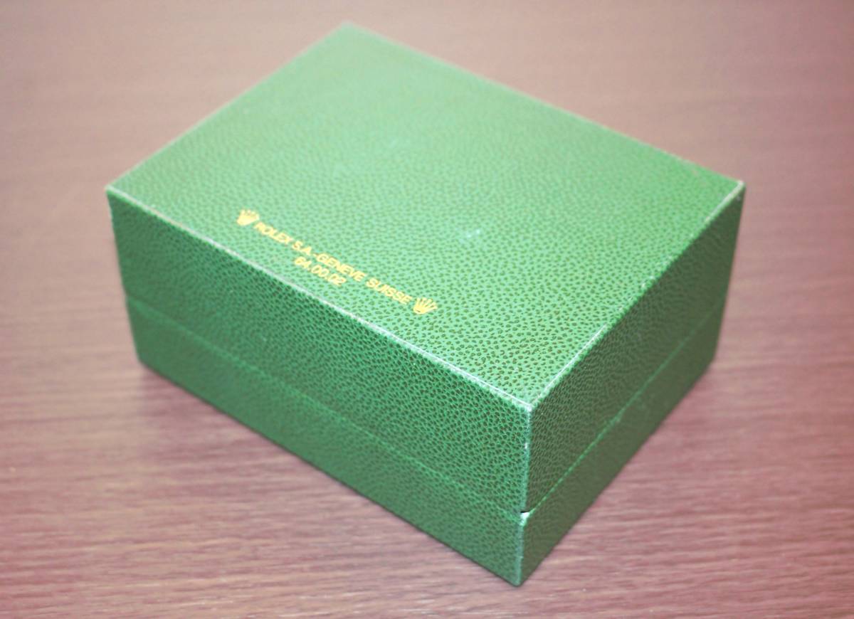 1円～☆ROLEX ロレックス☆ 内箱 外箱 緑BOX 木箱　※サブマリーナ冊子付☆『VR 925』_画像7