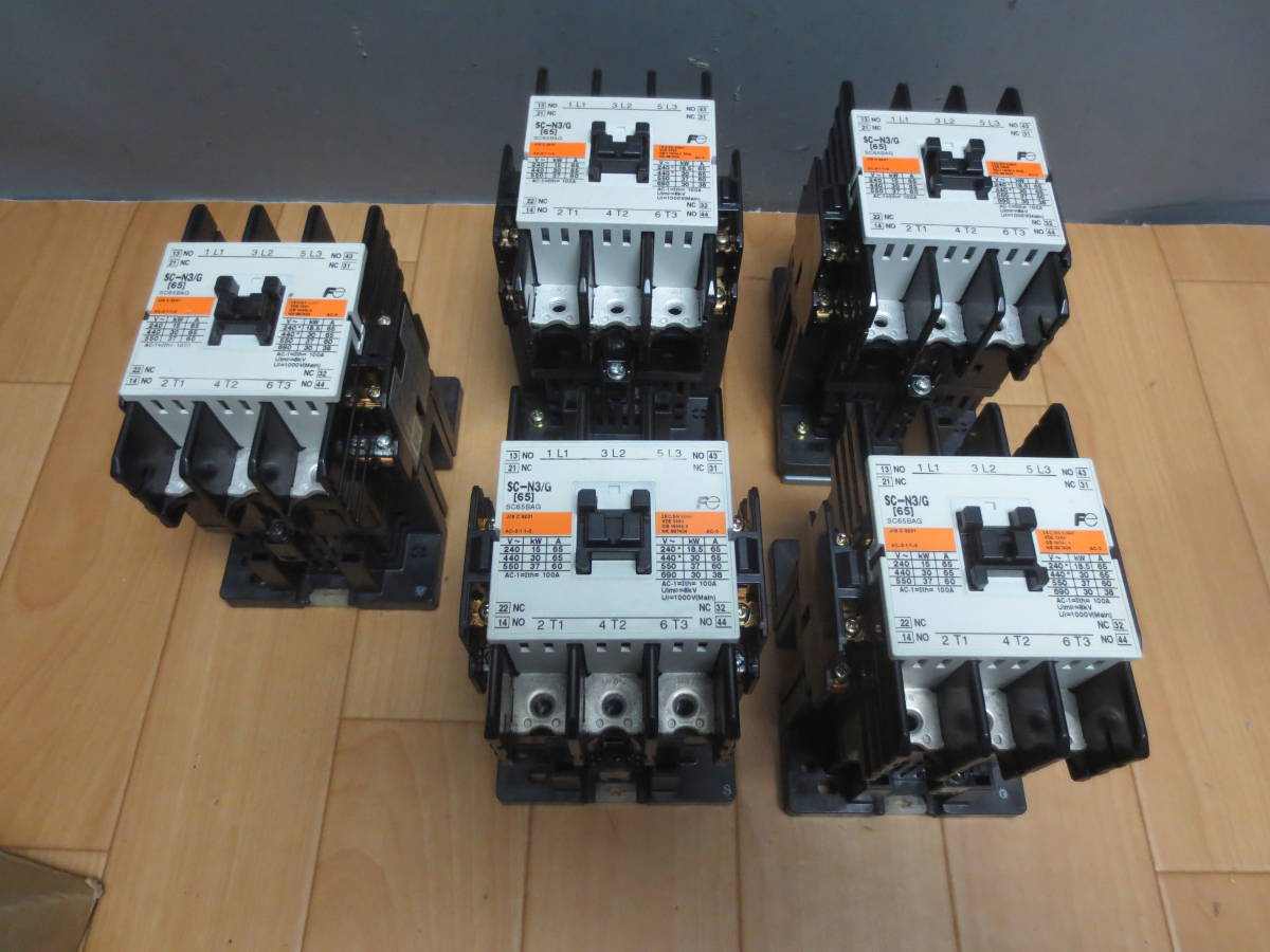★5個セット★ 富士電機 標準形電磁接触器 SC-N3/G