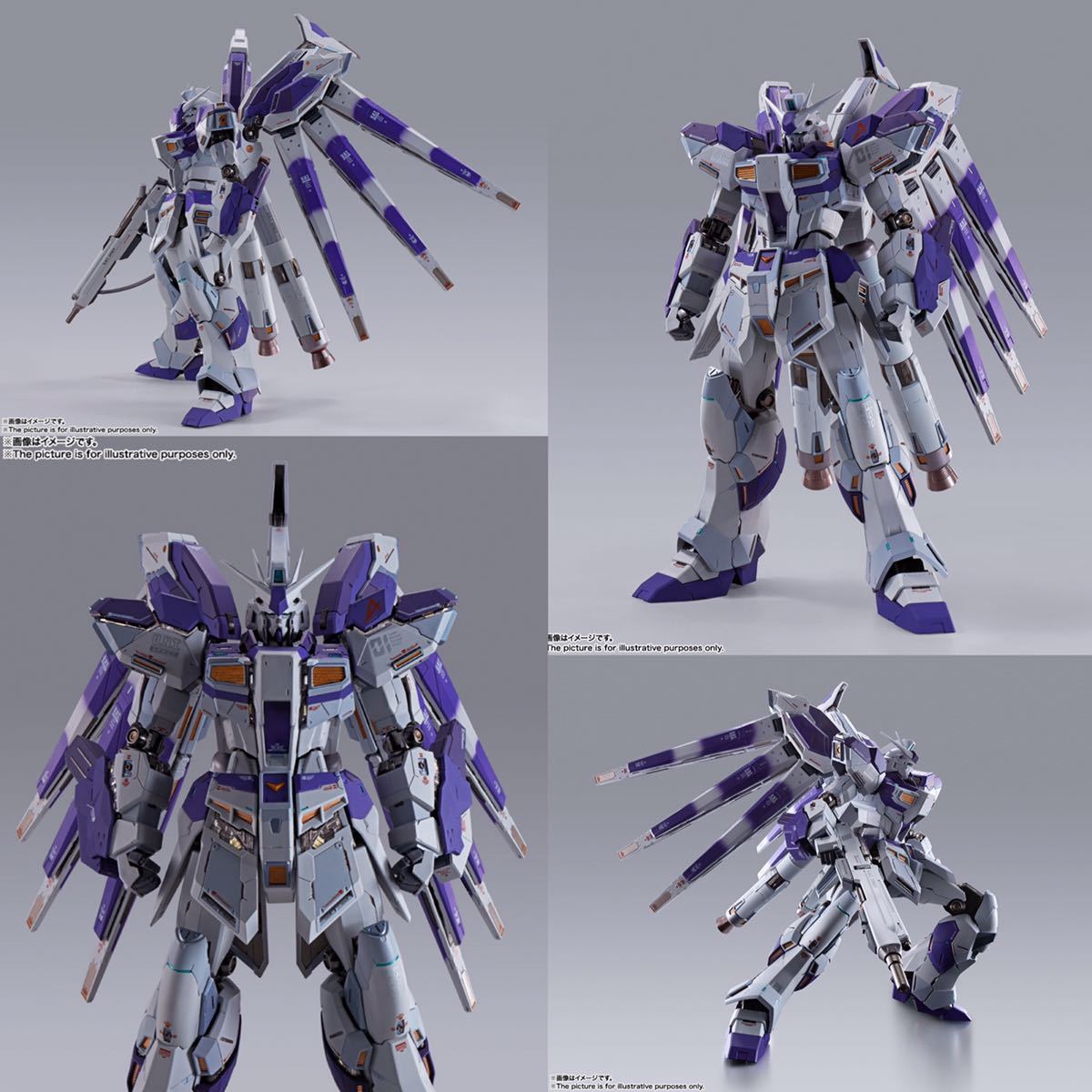 ★売切★METAL BUILD Hi-νガンダム&ROBOT魂 ナイチンゲールCHAR’s SPECIAL COLOR2点セット新品★逆襲のシャアベルトーチカ・チルドレン_画像5