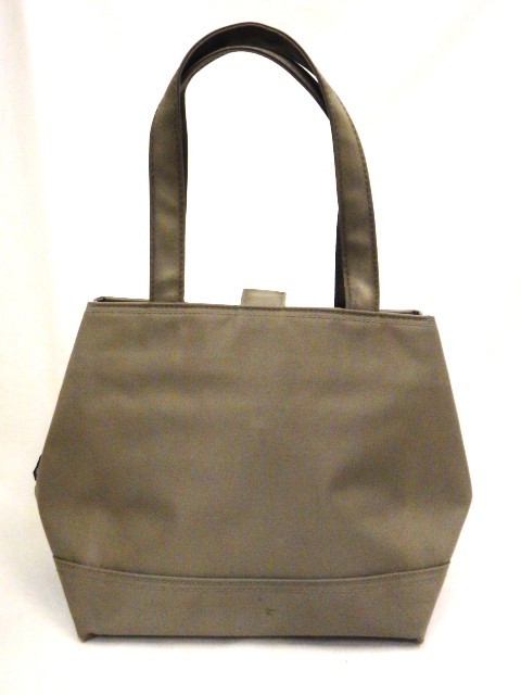 *USED* Agnes B agns b.* Mini tote bag * lunch tote bag * brown group *