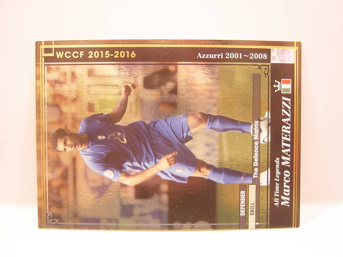 ■ WCCF 2015-2016 ATLE マルコ・マテラッツィ　Marco Materazzi 1973 Italy　Azzurri 2001-2008 All Time Legends_画像2