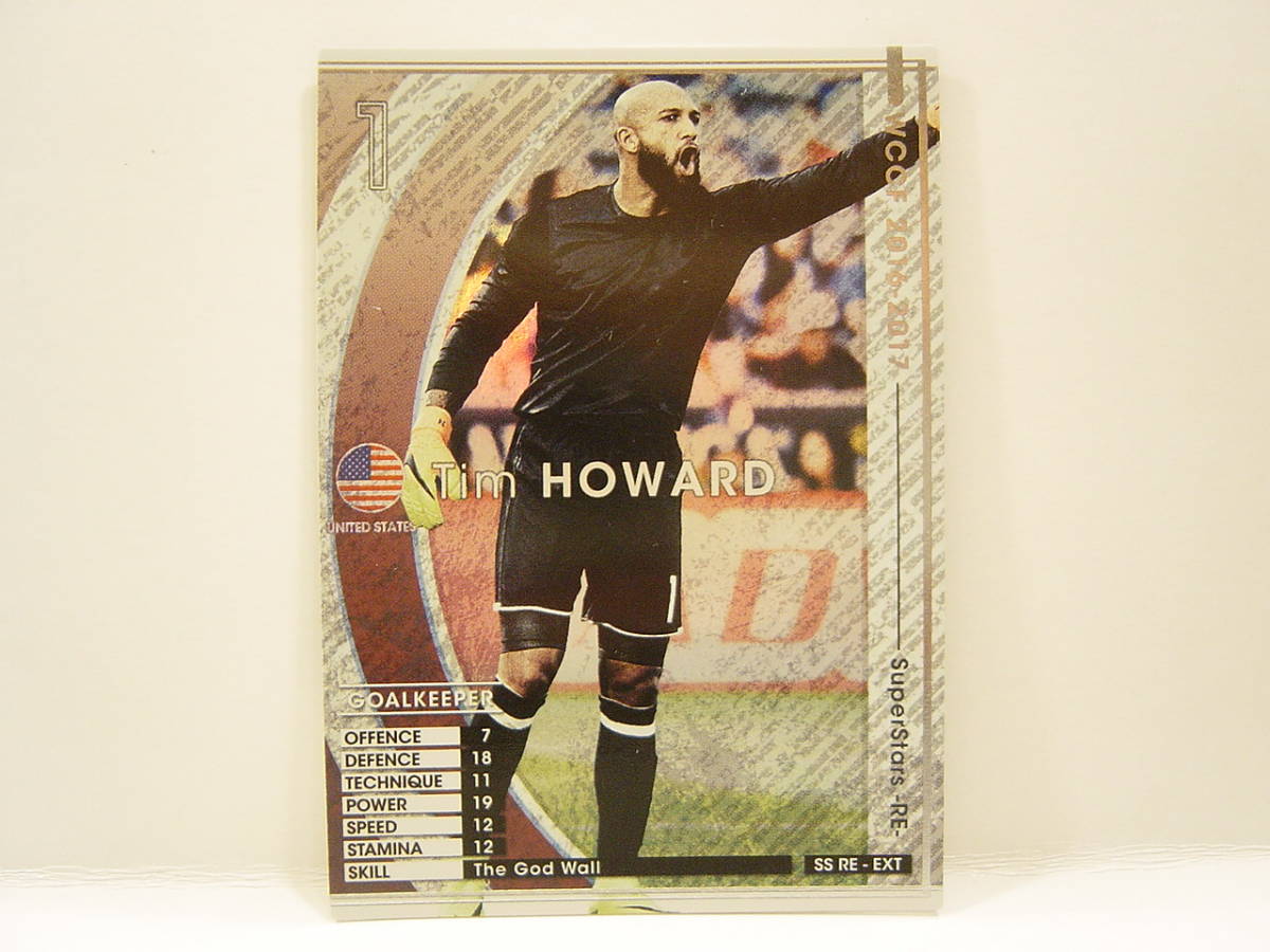 WCCF 2016-2017 SS RE-EXT ティム・ハワード　Tim Howard 1979 United States national team 2002-2017 Extra Card_画像1