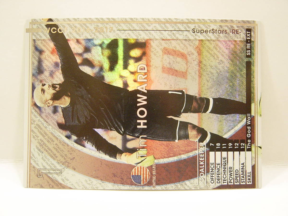 WCCF 2016-2017 SS RE-EXT ティム・ハワード　Tim Howard 1979 United States national team 2002-2017 Extra Card_画像2