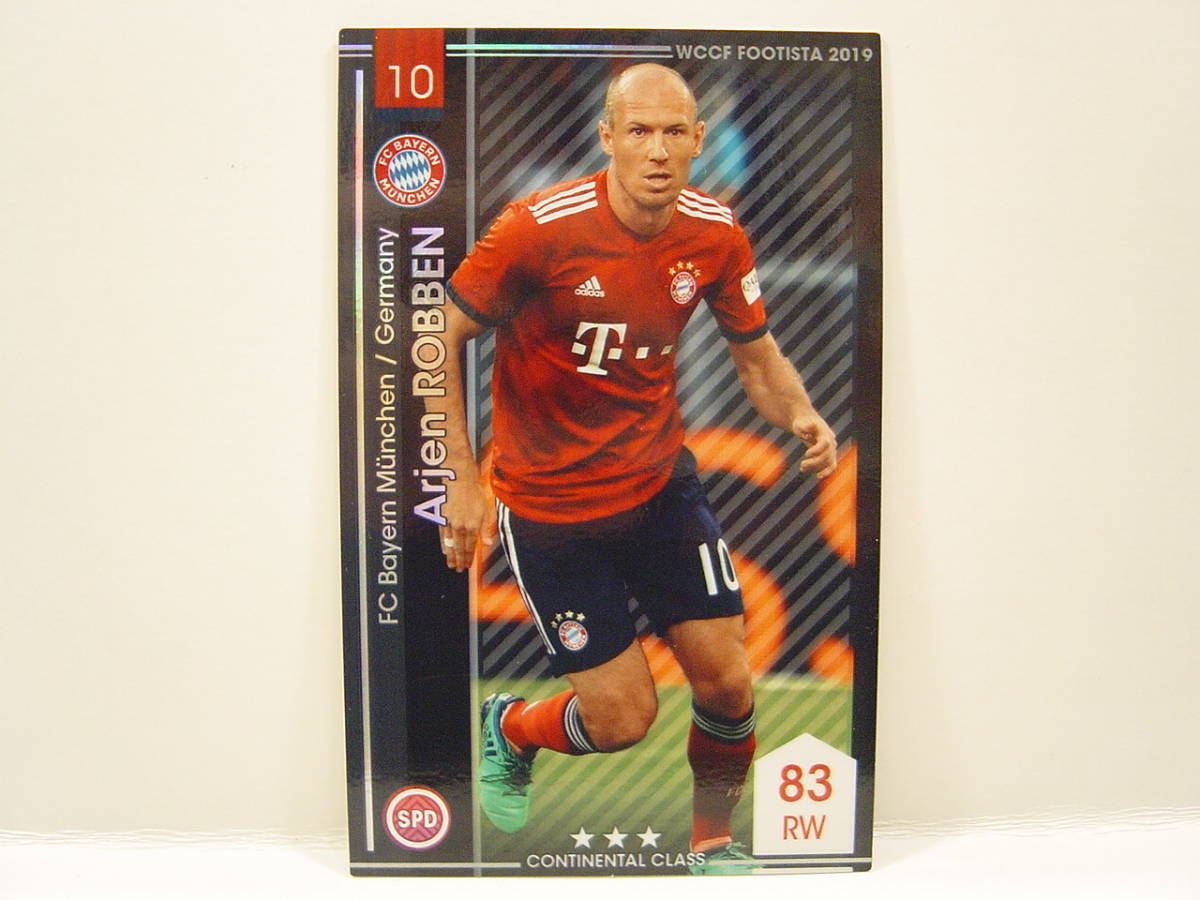 WCCF FOOTISTA 2019 EX アリエン・ロッベン　公式カードバインダー付録 Arjen Robben　FC Bayern Munich 18-19 World Class_画像1