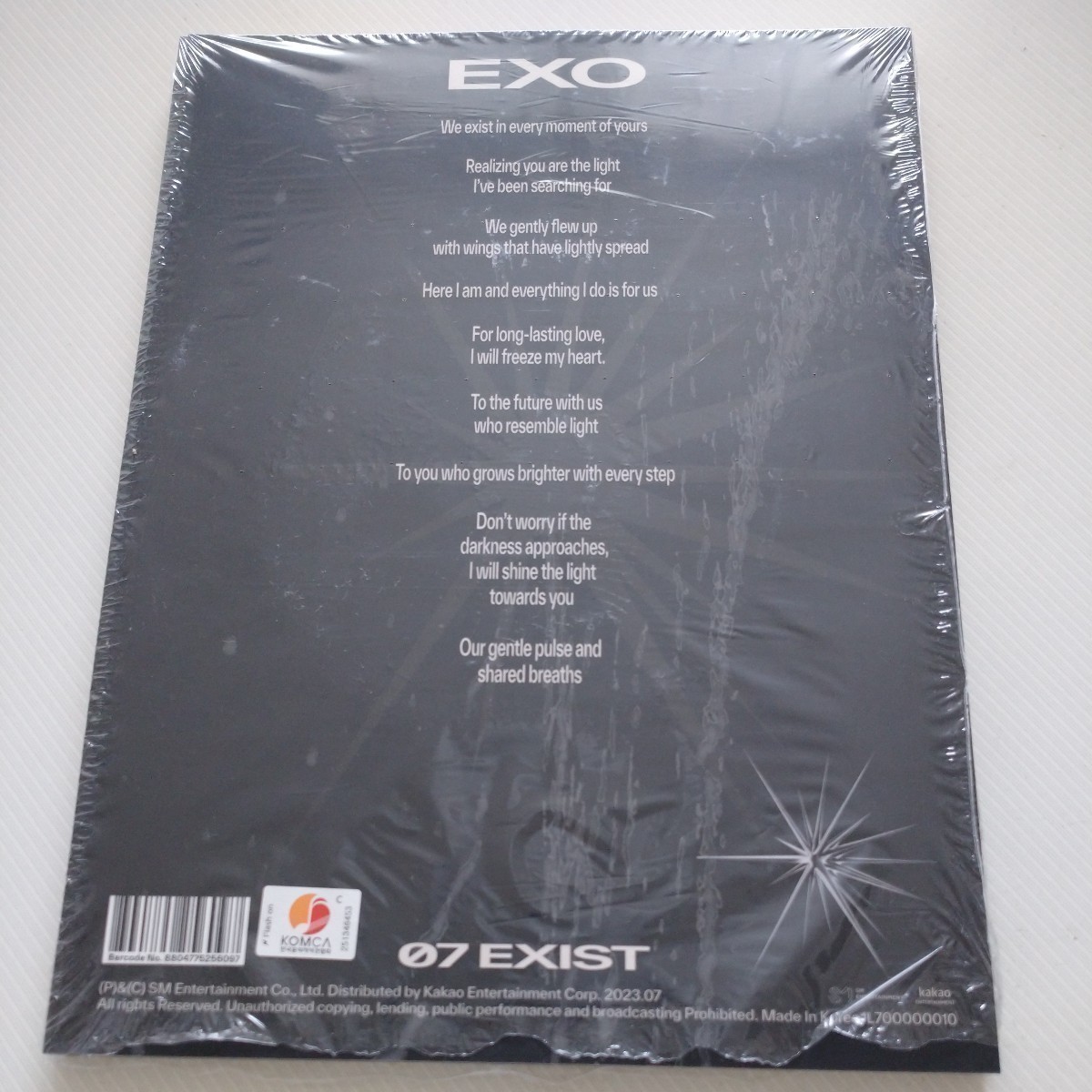 EXO EXIST Photo Book E X O Ver. CD 3種類セット 韓国 アルバム トレカ などなし_画像3