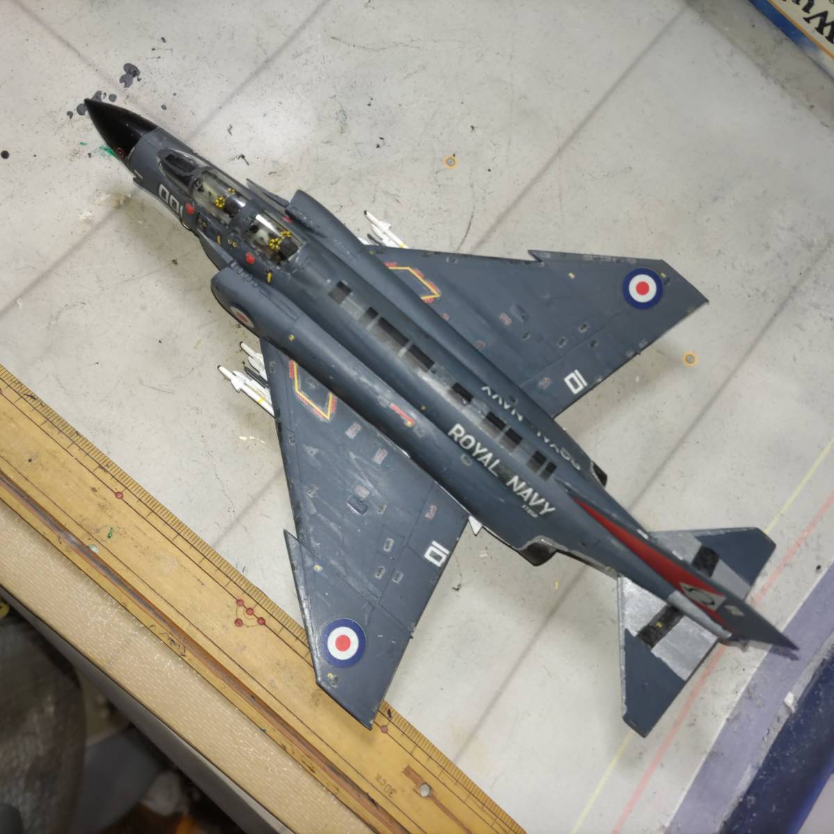 1/72 イギリス海軍　ブリティッシュファントム完成品_画像1