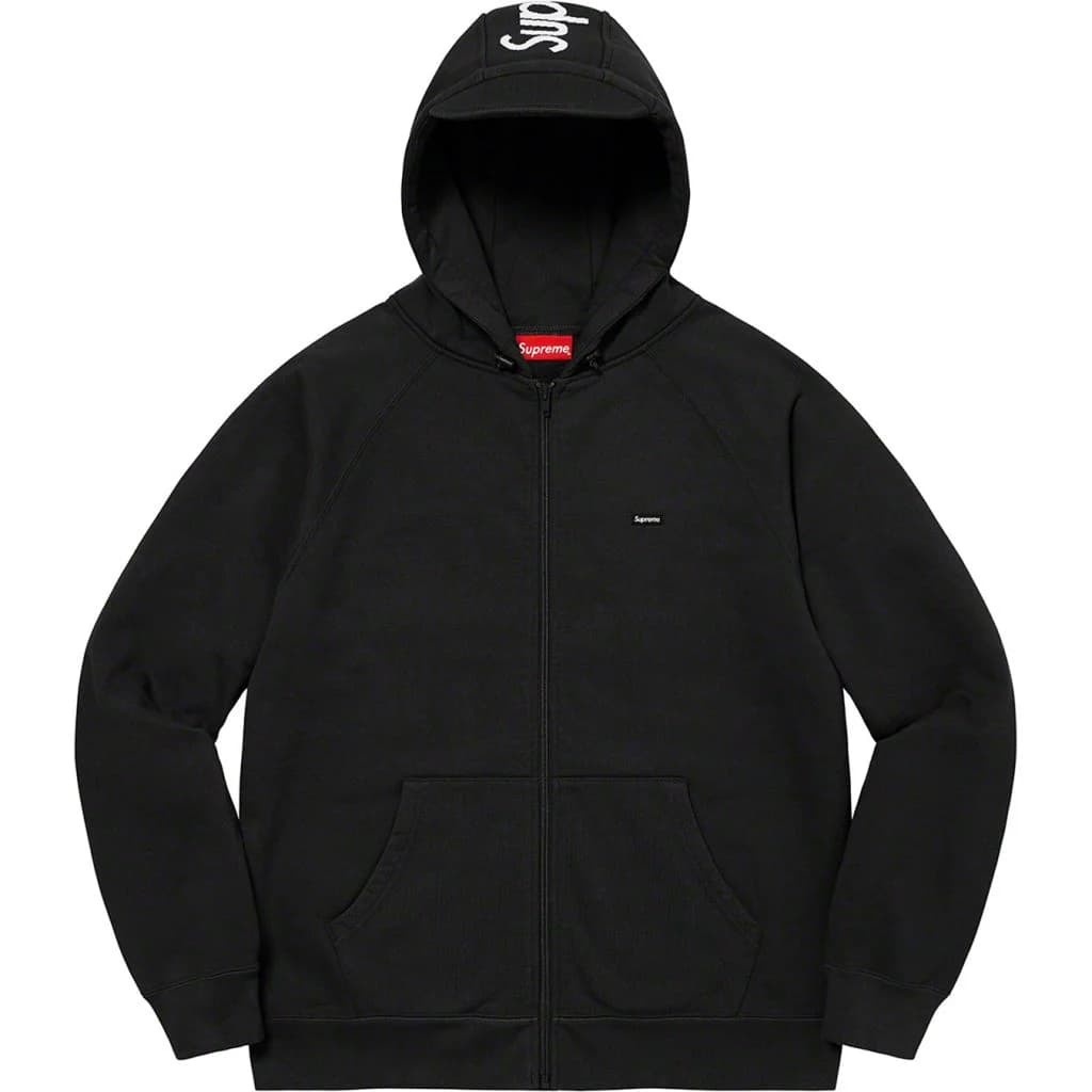 Lサイズ Supreme Brim Zip Up Hooded Sweatshirt Black 22FW シュプリーム ブリム ジップ アップ フーディー スウェットシャツ ブラック_画像2