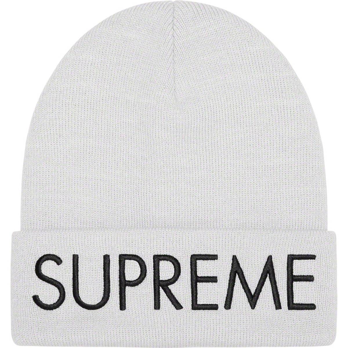 Supreme Capital Beanie Ash Grey 22FW シュプリーム キャピタル ビーニー アッシュ グレー ニット帽_画像1