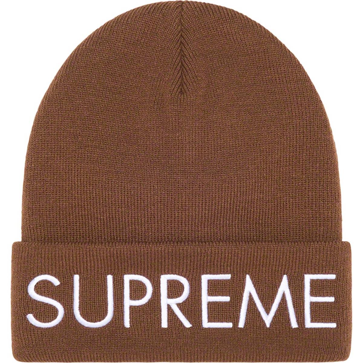 Supreme Capital Beanie Dark Brown 22FW シュプリーム Supreme Capital Beanie Dark Brown 22FW シュプリーム