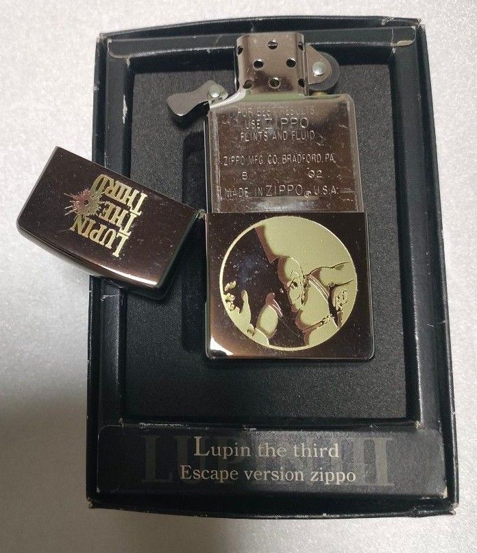 【超レア】Zippo ルパン三世　ブラックメタル　オイルライター　コレクション　ジッポー