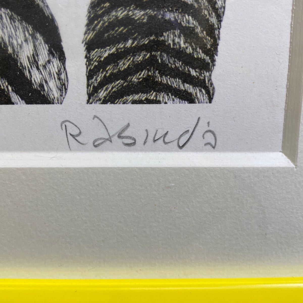 【真作】ラビンドラ・ダンクス Rabindra Danks ◆『MUSEUM OF MODERN ART 』◆リトグラフ 直筆サイン入り/絵画/美術品/猫/犬_画像7