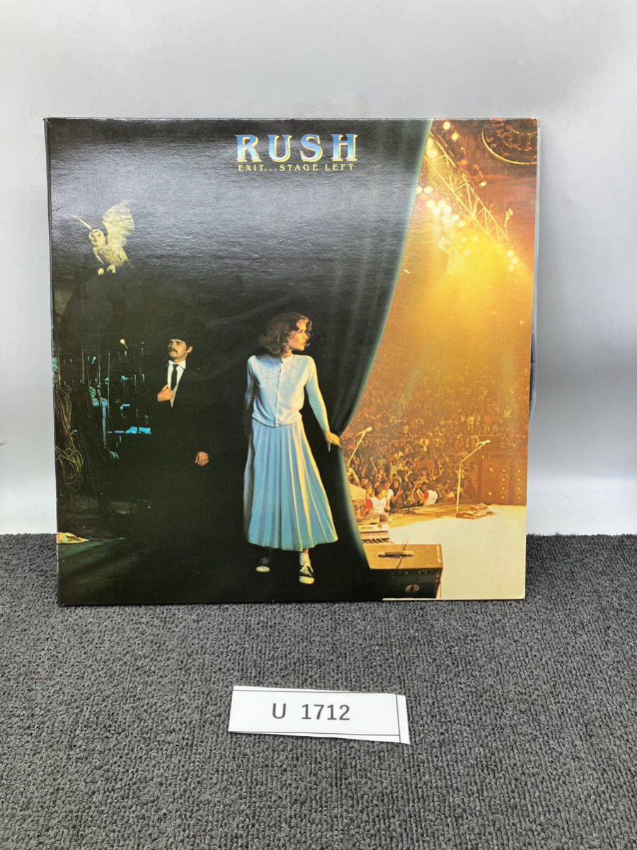 ラッシュ Exit Stage Left The Spirit of the Radio Red Barchetta Yyz 洋楽 LP レコード Record 当時物 マニア 昭和レトロ 現状品 u1712_画像1