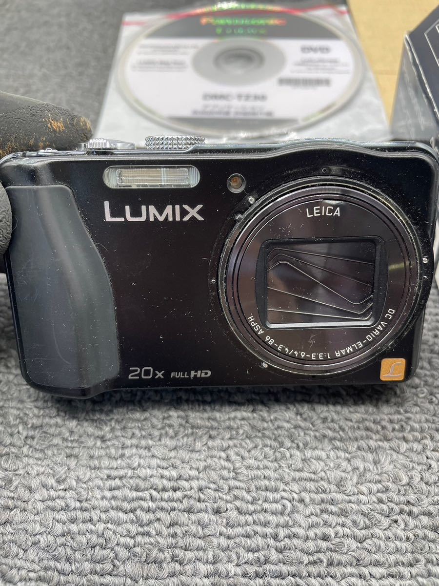 パナソニック Panasonic LUMIX ブラック DMC-TZ30 コンパクトデジタルカメラ 箱付き デジカメ カメラ 当時物 マニア 現状品 u2031_画像4