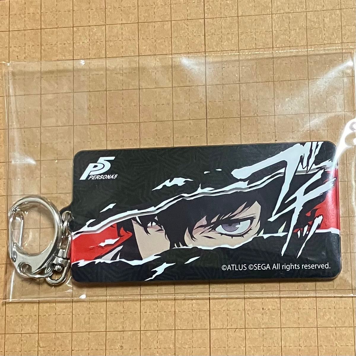 ペルソナ5 PERSONA5 ROYAL P5R カットイン 「ブチッ」 アクリルキーホルダー 主人公 雨宮蓮 ジョーカー