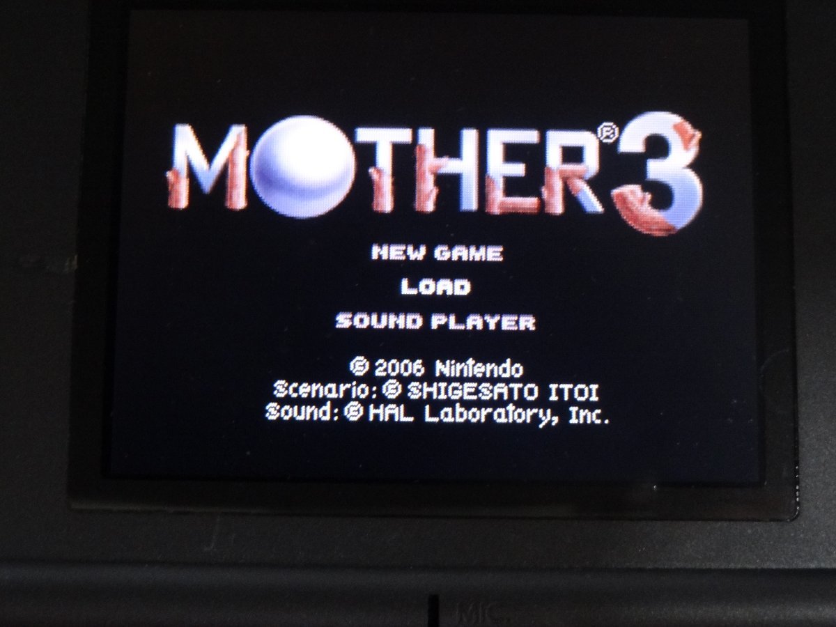 ユ■/Zこ7397　Nintendo GBA ゲームボーイアドバンス / マザー / MOTHER1+2、MOTHER3 / ソフトのみ 2個セット ソフト読込OK 保証無_ソフト読込確認時参考画像です