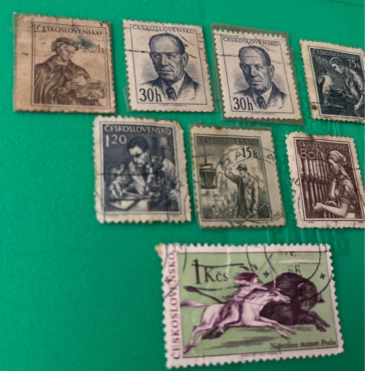 チェコ絵画切手9種 激安セール - コレクション