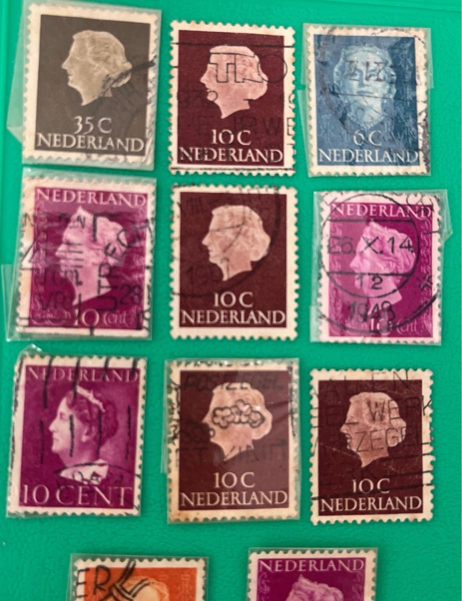 NEDERLAND オランダ 使用済み切手セット