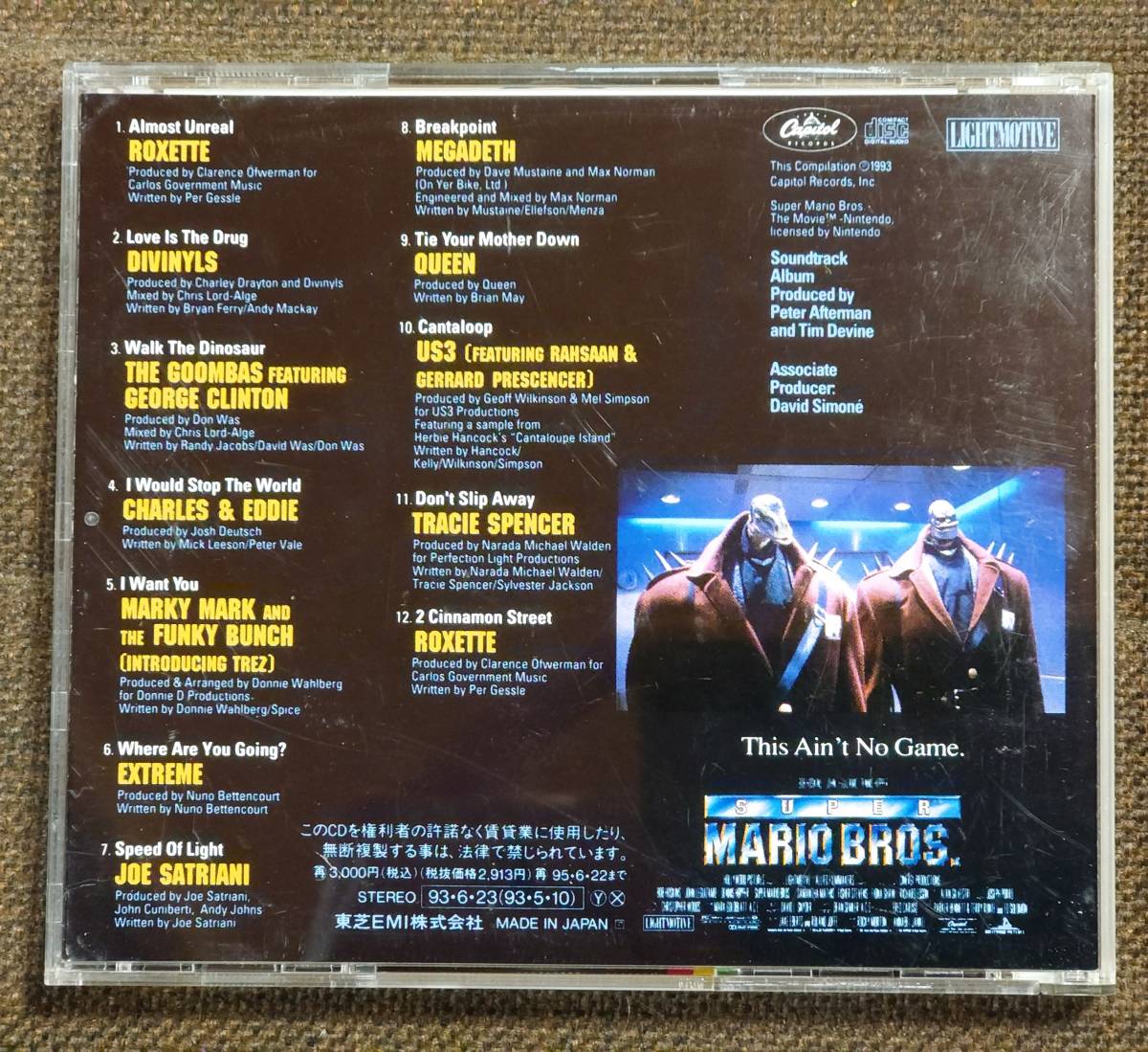 スーパーマリオ オリジナル・サウンドトラック 国内盤 帯付_画像2