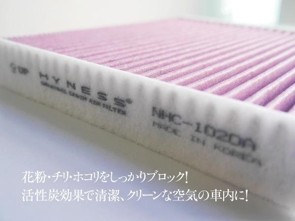 【送料無料】エアコンフィルター 高性能タイプ クラウンエステート JZS17#/GS171 H11.12-H13.8 87139-48030 活性炭1250mg 消臭・花粉_画像2