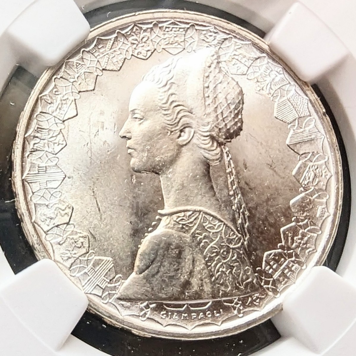 1967年 イタリア 500リラ 銀貨 1967年 イタリア 500リラ 銀貨 イタリア 500リラ銀貨☆1967年R