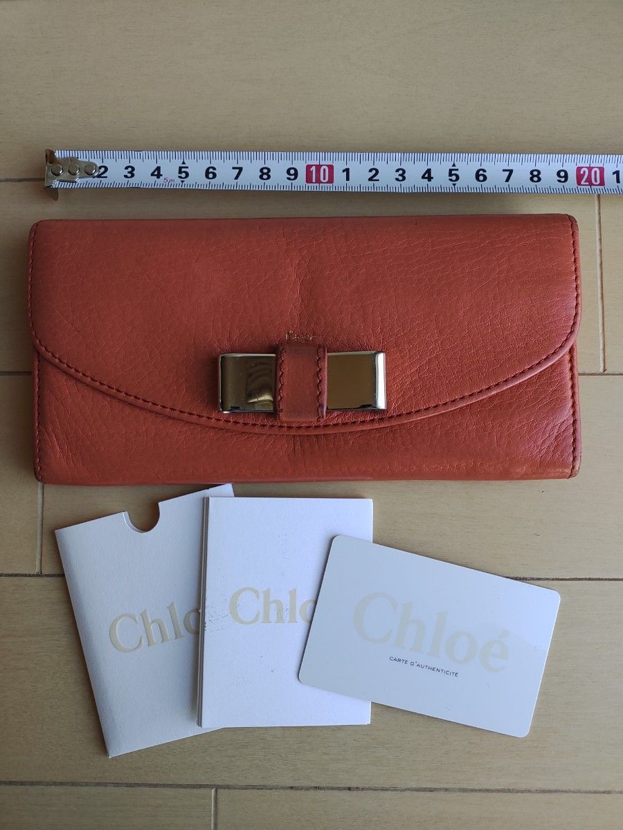 クロエ 　長財布　 Chloe 　ピンク