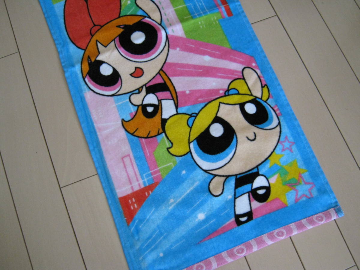 1.[ new goods ] Powerpuff Girls * face towel POWERPUFF GIRLS