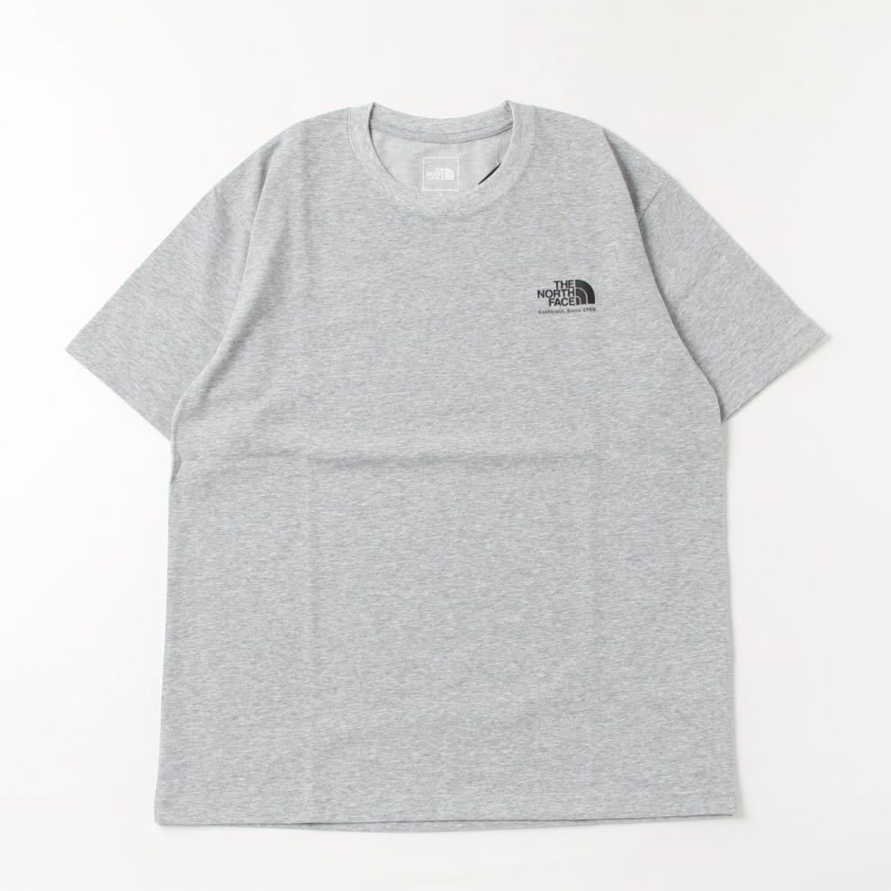 【1円スタート】THE NORTH FACE ショートスリーブ ヒストリカル ロゴT ザ ノースフェイス Tシャツ プリント グレー M 1スタ_画像2