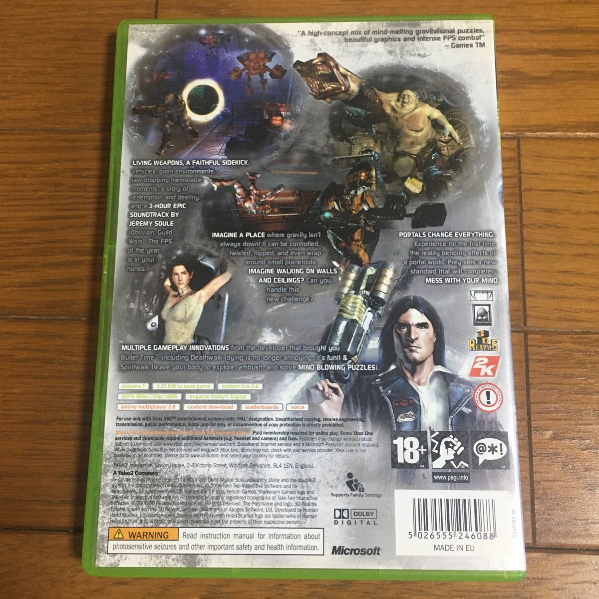 Xbox360 / PREY プレイ 海外版　【Xbox One 互換対応】