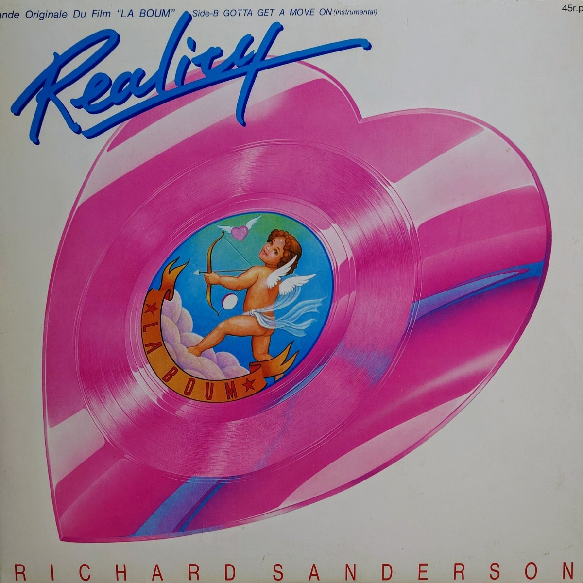 【10】リチャード・サンダーソン・Richard Sanderson・愛のファンタジー（T10-1001）ハート型・カラーレコード の画像1