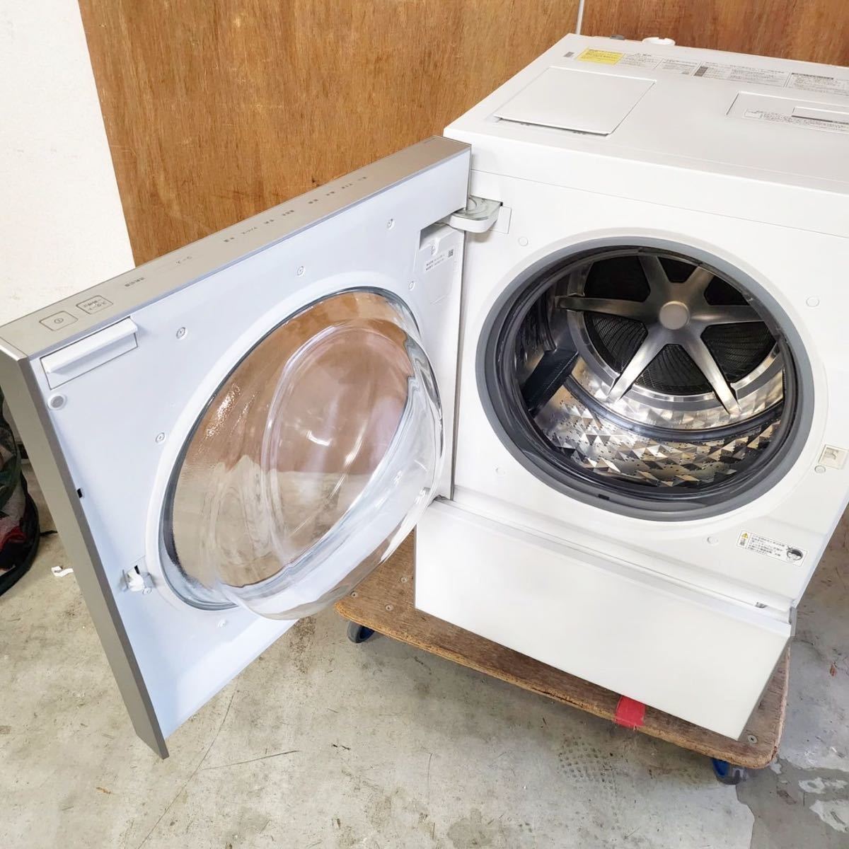 Panasonic Cuble キューブル NA-VG1300L ドラム式 洗濯機 洗濯10kg/乾燥5kg 2018年製 パナソニック 左開き 動作確認済み【NK4896】_画像4