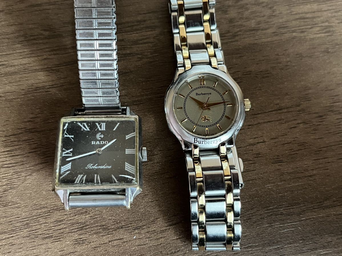 腕時計 CASIO CITIZEN RADO GUCCI TECHNOS DIESEL TENDENCE Burberry SEIKO まとめて_画像6