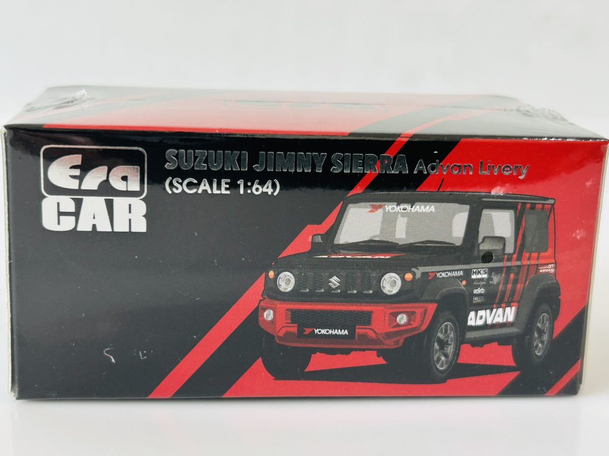 即決 Era CAR 1/64 ミニカー スズキ ジムニーシエラADVAN Liveryの画像1