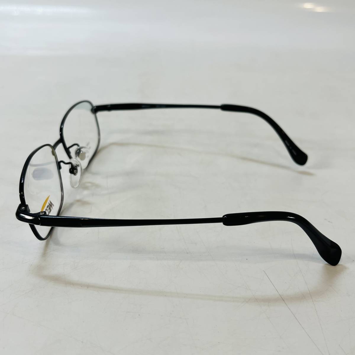 c294 新品【メガネ MEOLA】 チタン メガネ フレーム メンズ レディース 軽量 ハンドメイド フルリム_画像3