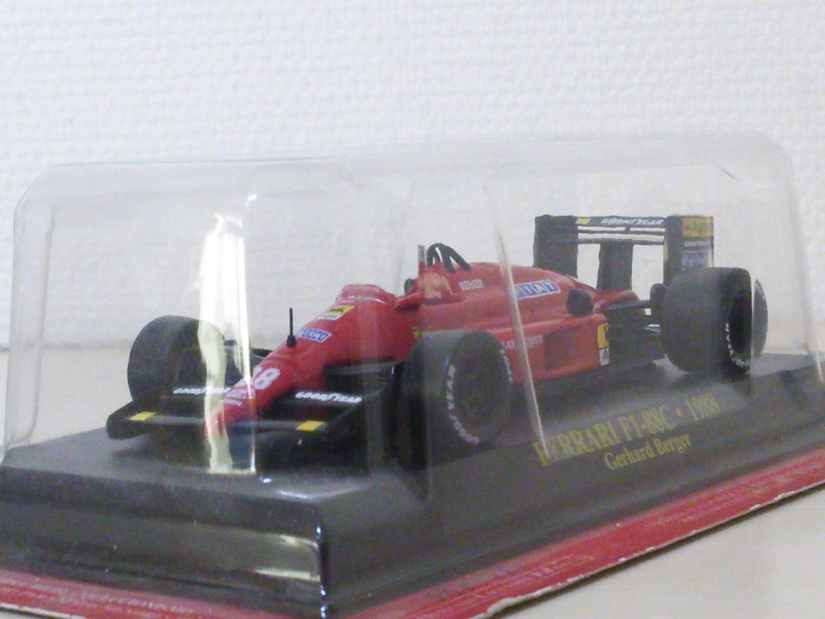 ○10 アシェット 書店販売 公式フェラーリF1コレクション vol.10 フェラーリ Ferrari F1-88C ゲルハルト・ベルガー Gerhard Berger (1988)の画像5