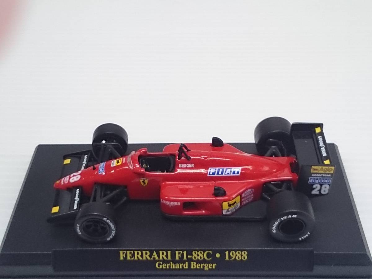○10 アシェット 書店販売 公式フェラーリF1コレクション vol.10 フェラーリ Ferrari F1-88C ゲルハルト・ベルガー Gerhard Berger (1988)の画像7