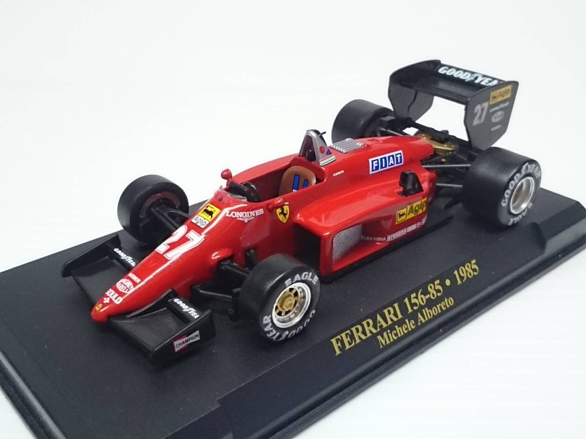 ◆25 アシェット 公式フェラーリF1コレクション vol.25 Ferrari 156-85 ミケーレ・アルボレート Michele Alboreto (1985) IXO_画像7