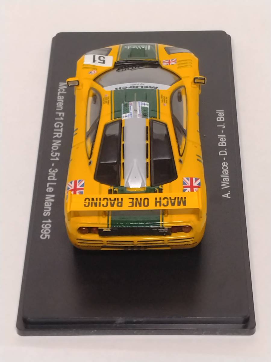 ●29 アシェット ル・マン24時間レース カーコレクション vol.29 マクラーレン F1 GTR McLAREN F1GTR No.51-3rd Le Mans (1995) マガジン付の画像8