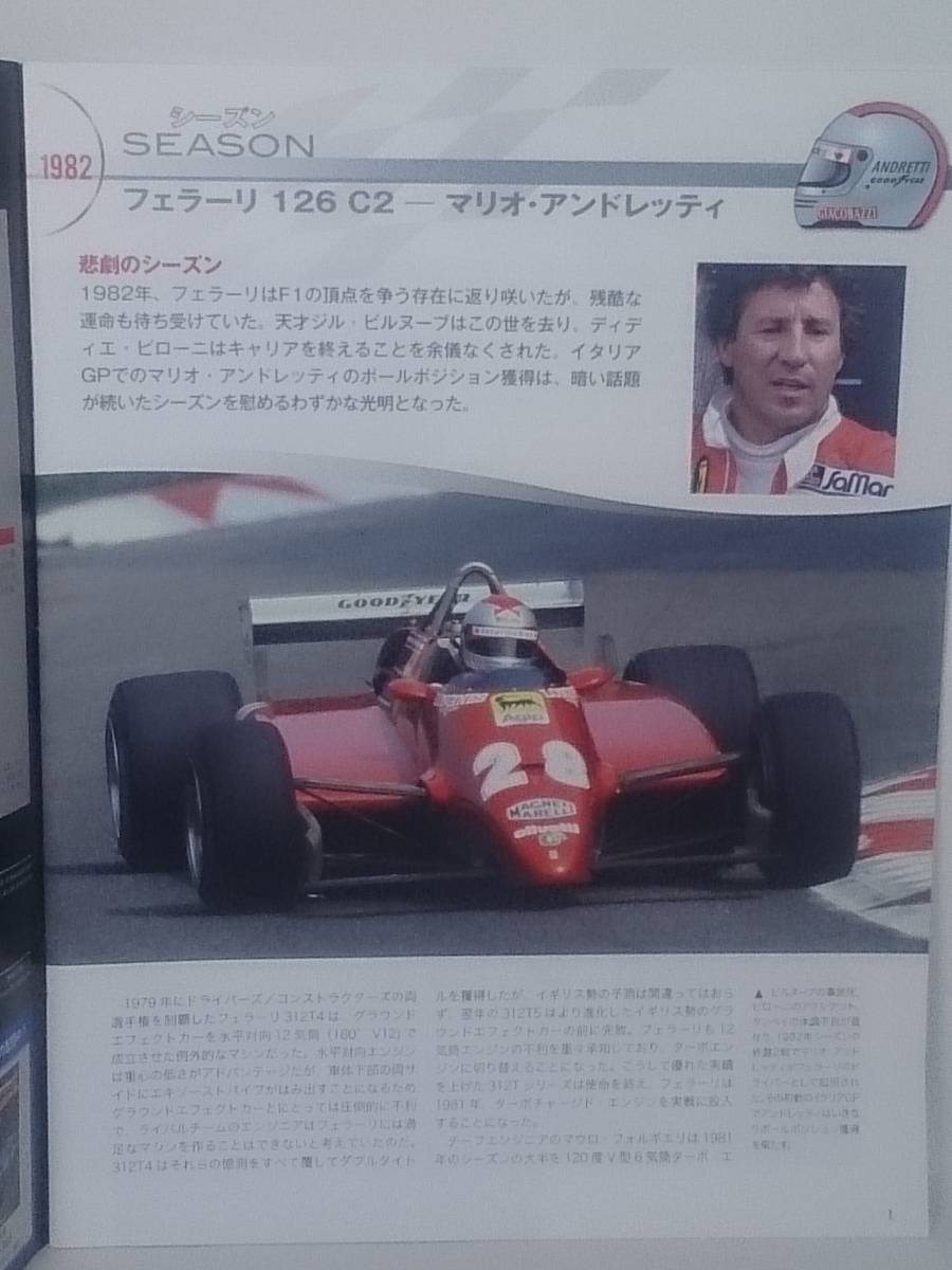 ○15 デアゴ 書店販売 隔週刊F1マシンコレクションNo.15 フェラーリ 126 C2 FERRARI 126 C2 Mrio Andretti〈マリオ・アンドレッティ〉1982_画像10