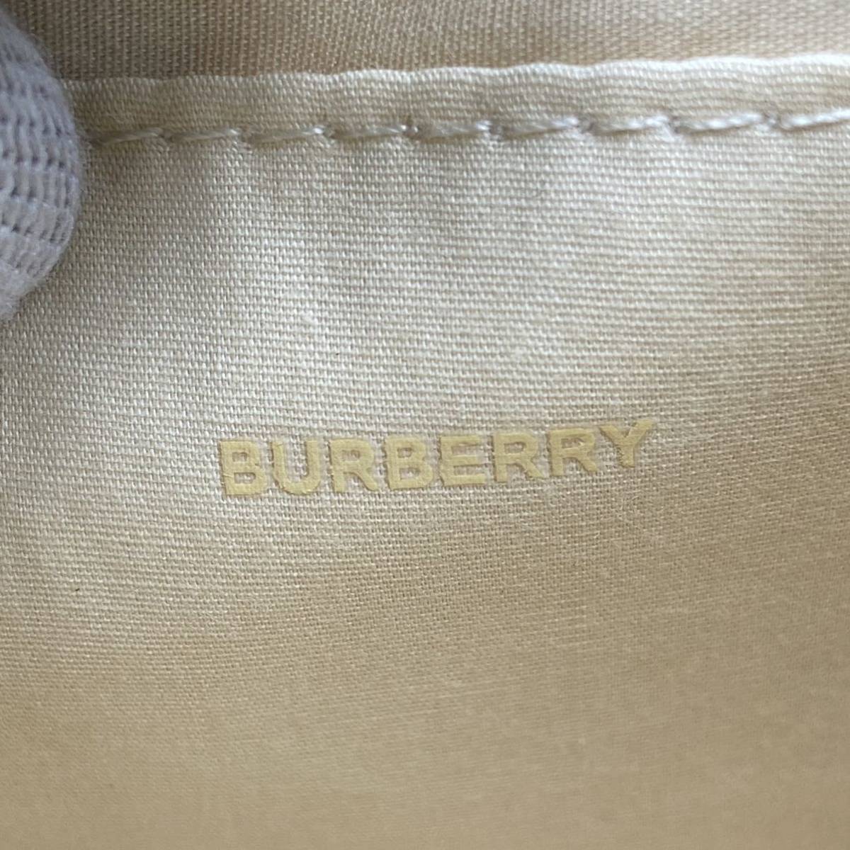 1円【新品未使用】BURBERRY バーバリー クラッチバッグ セカンドバッグ ポーチ ハンドバッグ キャンバス 希少 ビジネス レディース メンズ_画像10