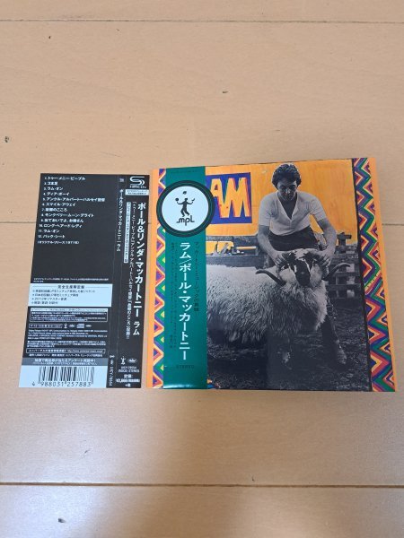 PAUL＆LINDA McCARTNEY／Ram　ポール＆リンダマッカートニー 紙ジャケット SHM-CD 2012年リマスター 訳あり_画像1