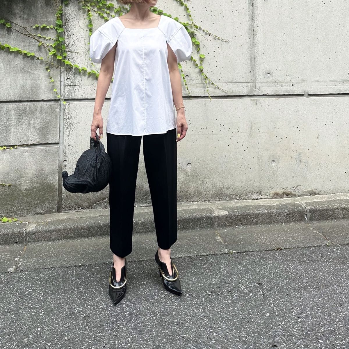 ★完売★cygne チュールシアートップス Beatriceブラック クリーニング済み cygne トップス ブラック サイズ1 (シーニュ