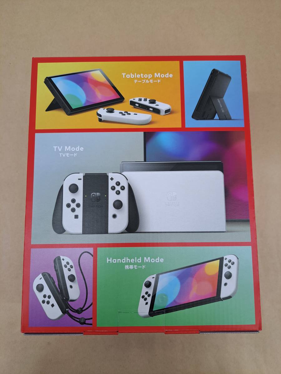 ○【S115】未使用品(箱傷み有) Nintendo Switch 有機ELモデル ホワイト HEG-S-KAAAA 送料無料_画像2
