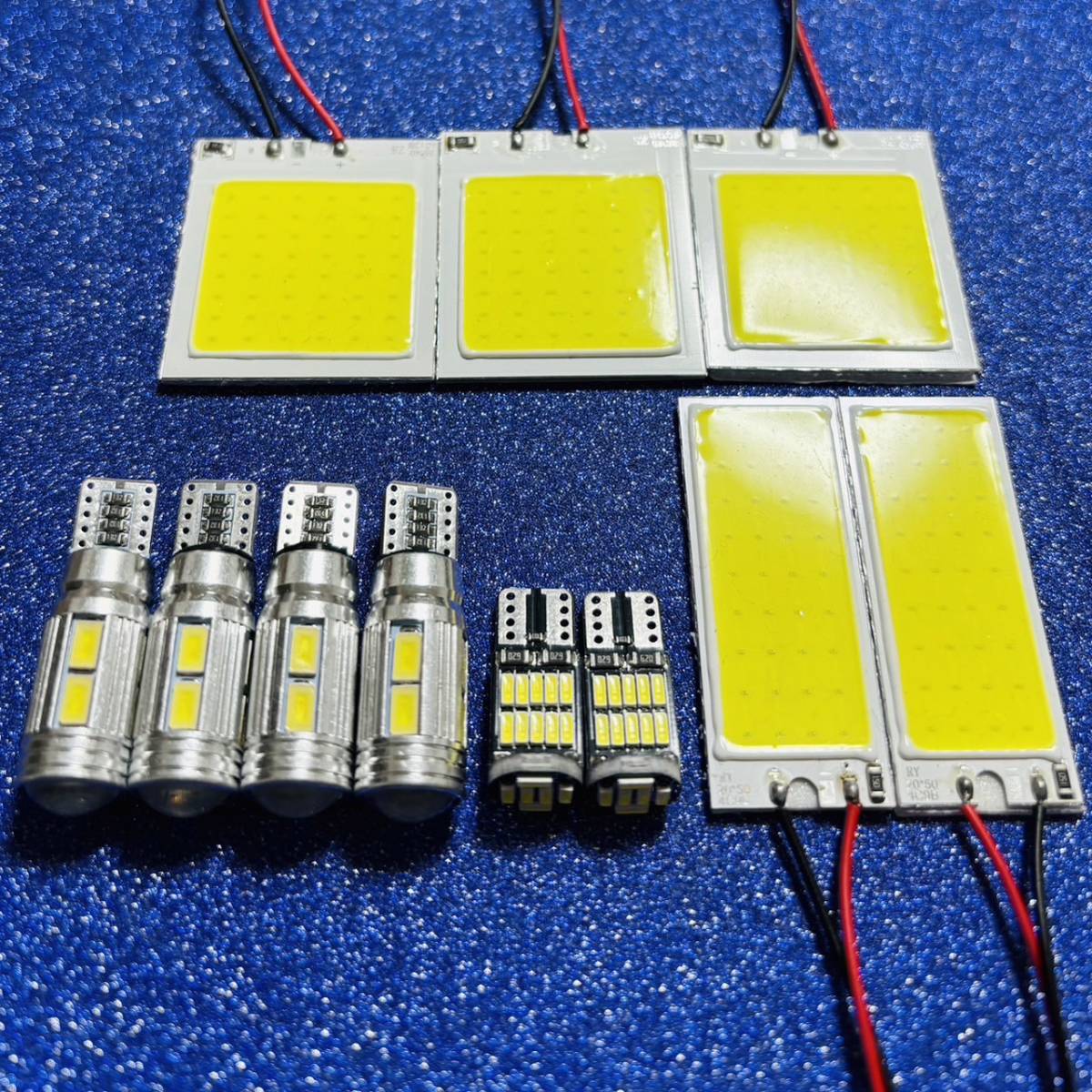 超爆光！N-VAN Lグレード JJ1 JJ2 T10 LED COBパネル ルームランプ バックランプ ナンバー灯 11個セット ホワイト ホンダ カスタム_画像1