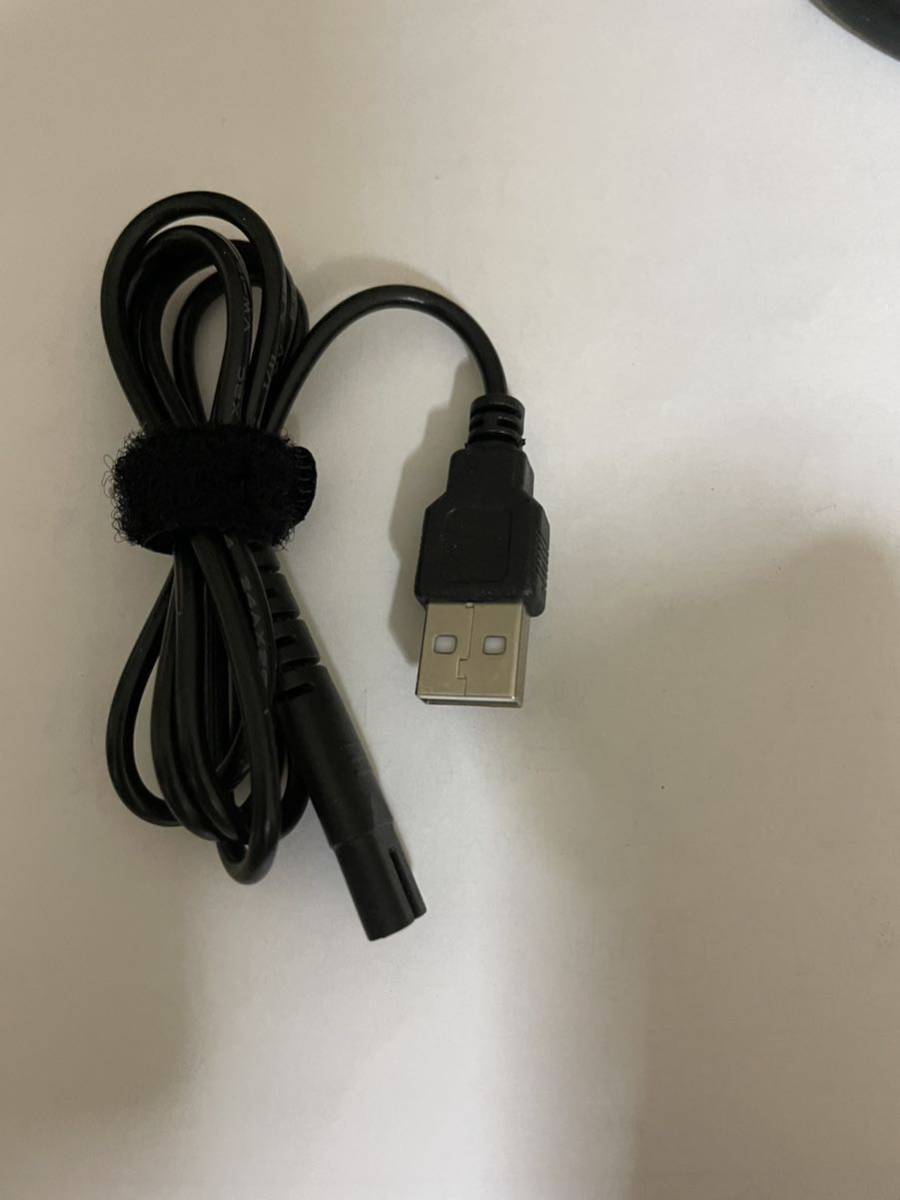 AD-9 LANMU USB充電 ケーブル ブラック PECHAM ジェットウォッシャー 口腔洗浄機 対応 長さ 1m USB充電式 携帯型_画像3