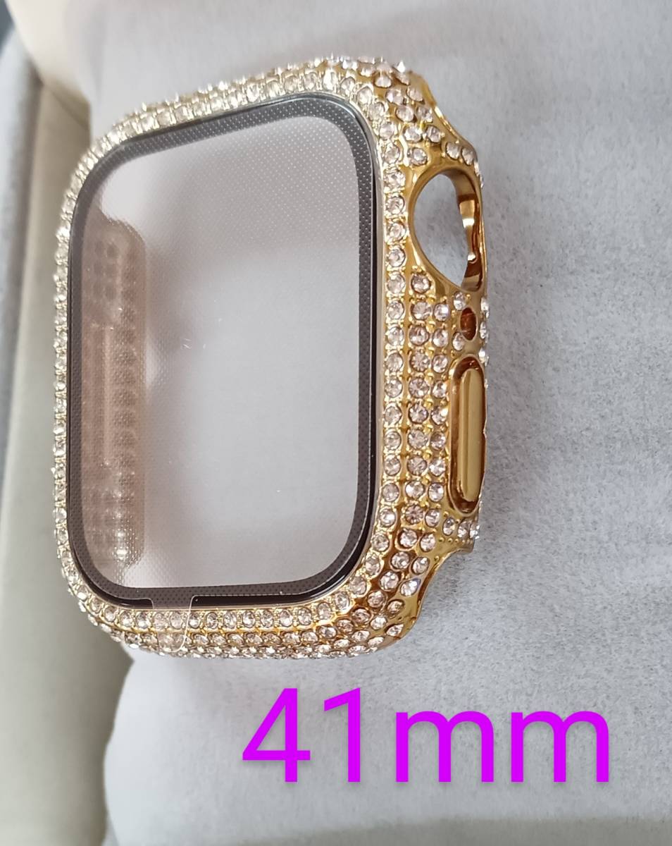  immediately shipping cowvt50 applewatch frame Apple watch cover immediately shipping accessory gold color 41mm exchange cover 