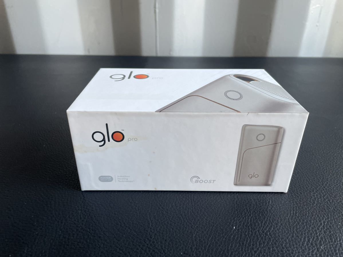 美中古品☆glo pro グロー プロ 本体 電子タバコ シャンパンゴールド_画像8